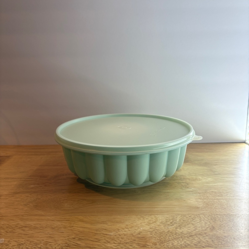 Vintage 3 Piece Blue Tupperware Jello Mold/ Ice Ring #1201 #1202 #1203